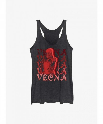 Stranger Things Vecna Girls Tank Top - Junior Sizes, Black