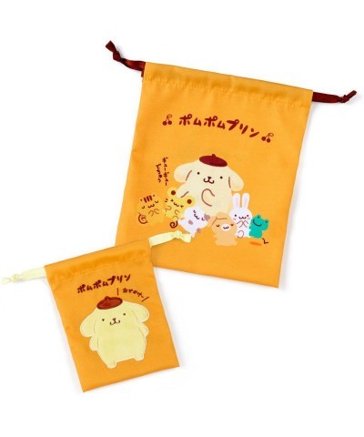Pompompurin Birthday Drawstring Bag Set - Team Pudding Series 2-Piece