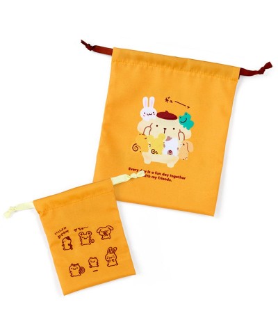 Pompompurin Birthday Drawstring Bag Set - Team Pudding Series 2-Piece