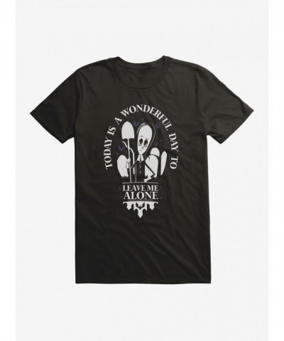 Addams Family Movie "Leave Me Alone" Unisex T-Shirt - Black