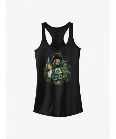 Disney Peter Pan & Wendy Adventure Group Tank Top for Girls - Black