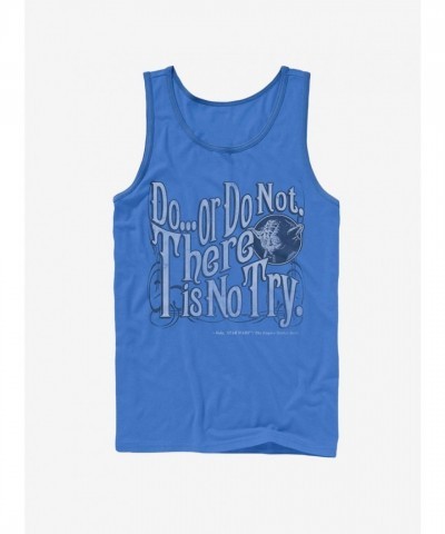 Yoda Wisdom Royal Blue Tank Top for Men