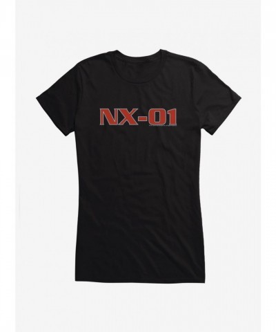 Star Trek NX-01 Enterprise Logo Girls Cotton T-Shirt