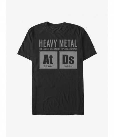 Star Wars Heavy Metal T-Shirt for Men - Black