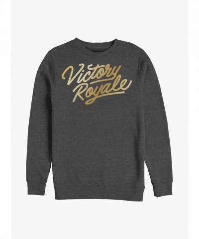 Fortnite Grey Victory Royale Logo Unisex Sweatshirt