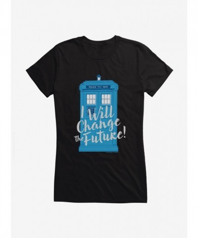 Doctor Who Future Vision Lightweight Cotton Girls T-Shirt