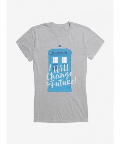 Doctor Who Future Vision Lightweight Cotton Girls T-Shirt