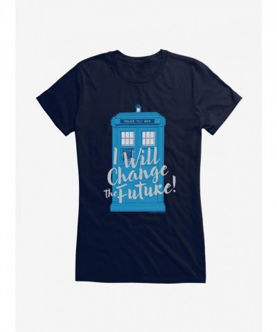 Doctor Who Future Vision Lightweight Cotton Girls T-Shirt