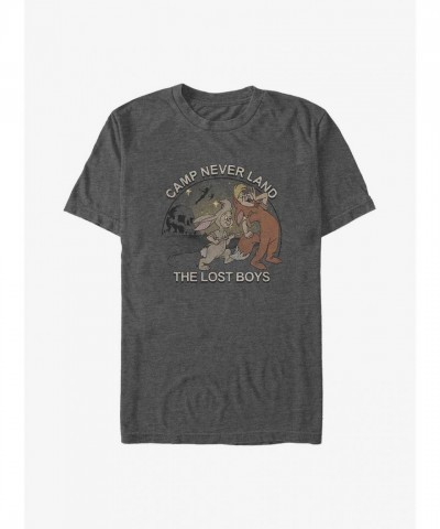 Disney Tinker Bell Big & Tall T-Shirt - Lost Boys Camp Grey