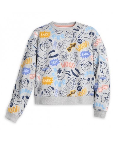 Disney Women's Cozy Critters Collection Pullover Sweatshirt