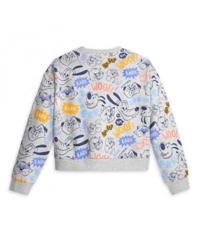 Disney Women's Cozy Critters Collection Pullover Sweatshirt
