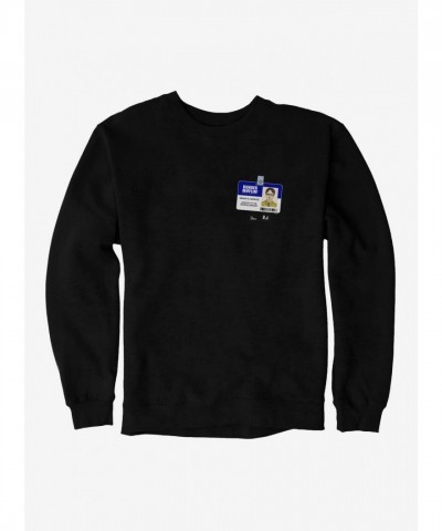 Dwight Schrute Badge Unisex Sweatshirt - Black