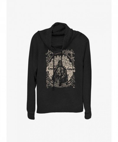 Star Wars Empire Gang Lightweight Cowl Neck Top - Junior Black