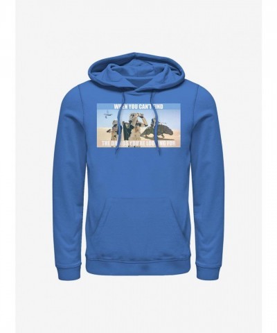 Star Wars Can't Find The Droids Unisex Hoodie - Blue