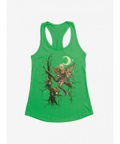 Trick Fairies Lightweight Girls Sitting Fairy Tank Top