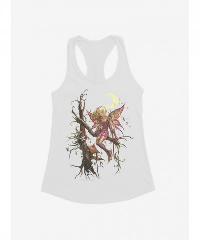 Trick Fairies Lightweight Girls Sitting Fairy Tank Top