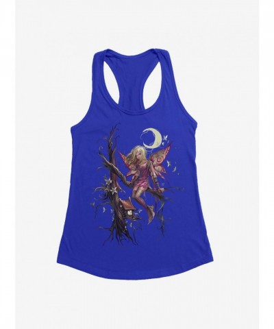 Trick Fairies Lightweight Girls Sitting Fairy Tank Top
