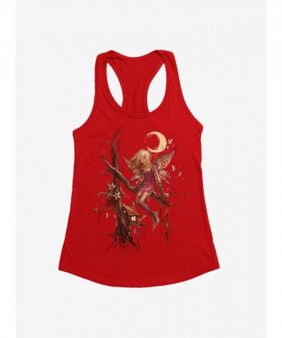 Trick Fairies Lightweight Girls Sitting Fairy Tank Top
