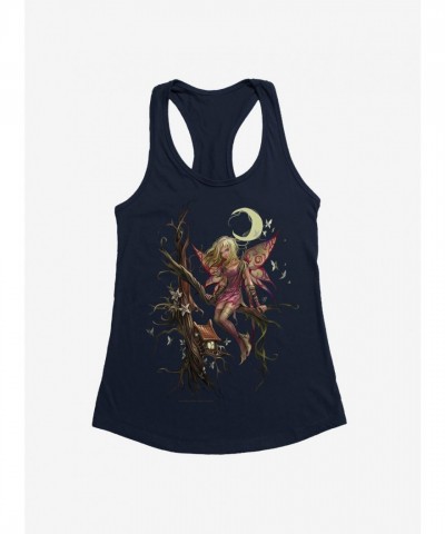 Trick Fairies Lightweight Girls Sitting Fairy Tank Top