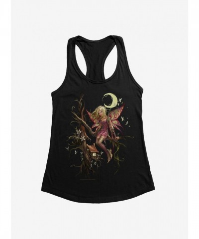 Trick Fairies Lightweight Girls Sitting Fairy Tank Top