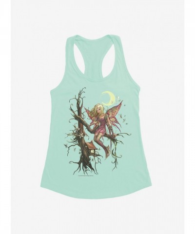 Trick Fairies Lightweight Girls Sitting Fairy Tank Top