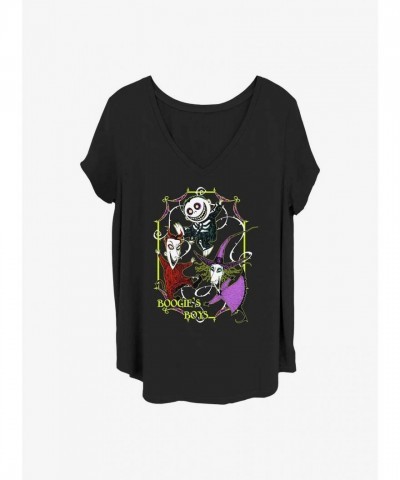 Disney The Nightmare Before Christmas Plus Size T-Shirt for Girls - Boogie Gang Black