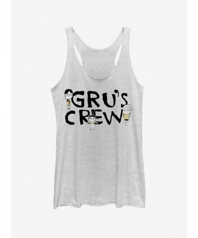 Despicable Me 3 Gru's Crew White Women's Tank Top
