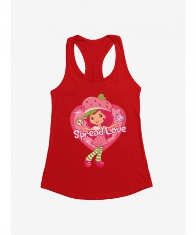 Strawberry Shortcake Spread Love Girls Tank Top