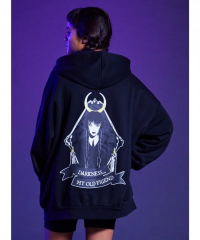 Wednesday Addams Oversized Hoodie for Girls