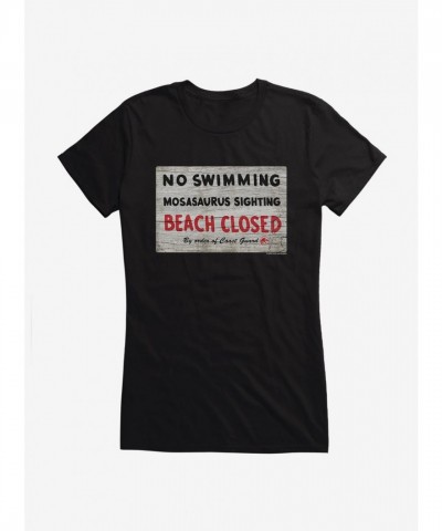 Jurassic World Dominion Swim Prohibition T-Shirt for Girls