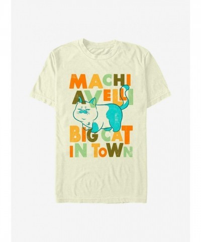 Disney Pixar Luca Machiavelli Cat Unisex T-Shirt - Beige