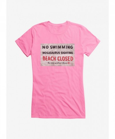 Jurassic World Dominion Swim Prohibition T-Shirt for Girls