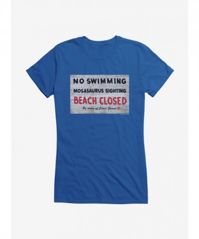 Jurassic World Dominion Swim Prohibition T-Shirt for Girls