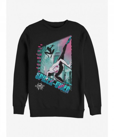 Marvel Ghost-Spider Unisex Cotton Blend Hoodie - Black
