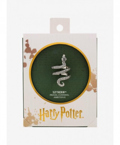 Harry Potter Unisex Slytherin Snake Wrap Ring