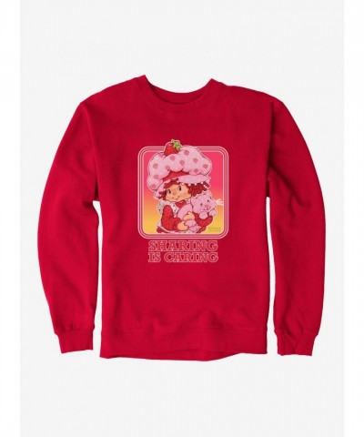 Strawberry Shortcake Classic Sharing Is Caring Unisex Sweatshirt