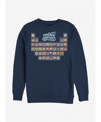 Animal Crossing Regular Fit Crewneck Sweatshirt - Men's Blue
