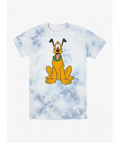 Disney Traditional Pluto Tie-Dye T-Shirt for Men - Multi Colors