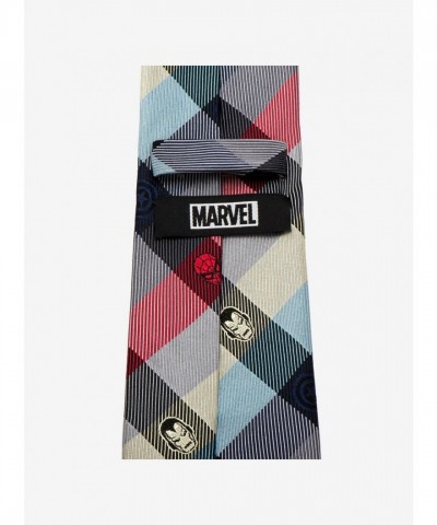 Marvel Avengers Plaid Tie for Men