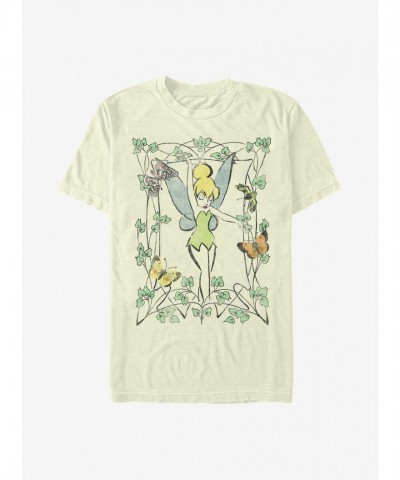 Disney Tinker Bell T-Shirt - Elegant Tink Pose in Beige