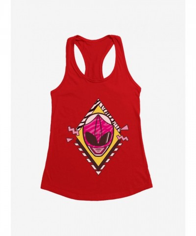 Pink Mighty Morphin Power Rangers Girls Tank Top