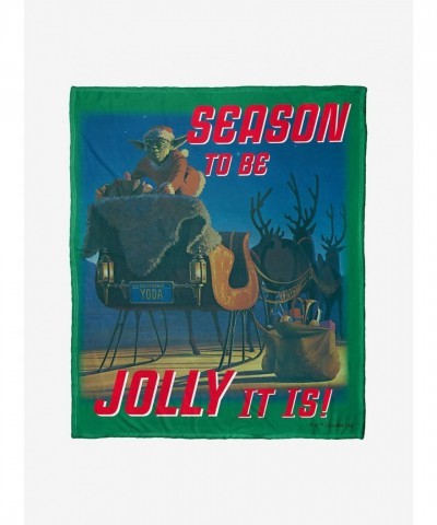Star Wars Jolly It Is Silk Touch Throw Blanket by The Northwest - Cozy 50x60" Unisex Gift