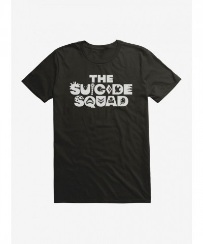 DC Comics Suicide Squad Men's Lightweight Black Logo T-Shirt