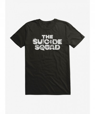 DC Comics Suicide Squad Men's Lightweight Black Logo T-Shirt