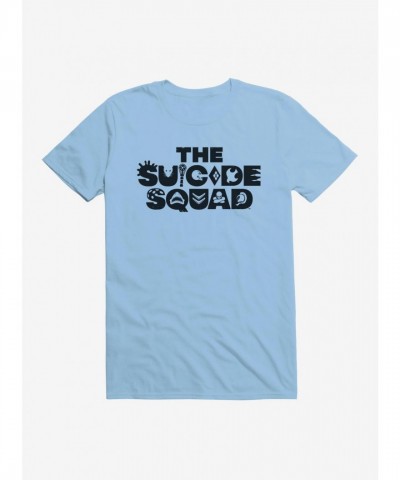 DC Comics Suicide Squad Men's Lightweight Black Logo T-Shirt