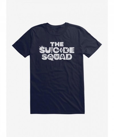 DC Comics Suicide Squad Men's Lightweight Black Logo T-Shirt