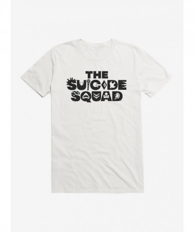 DC Comics Suicide Squad Men's Lightweight Black Logo T-Shirt