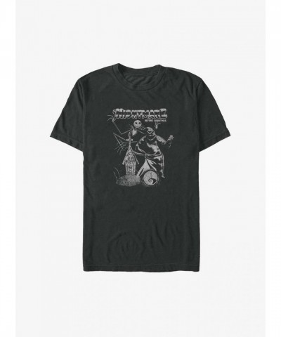 Disney Spook Bros Jack and Oogie Big & Tall T-Shirt - Black