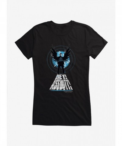 Supernatural Castiel Inspired Girls T-Shirt