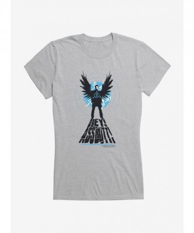 Supernatural Castiel Inspired Girls T-Shirt